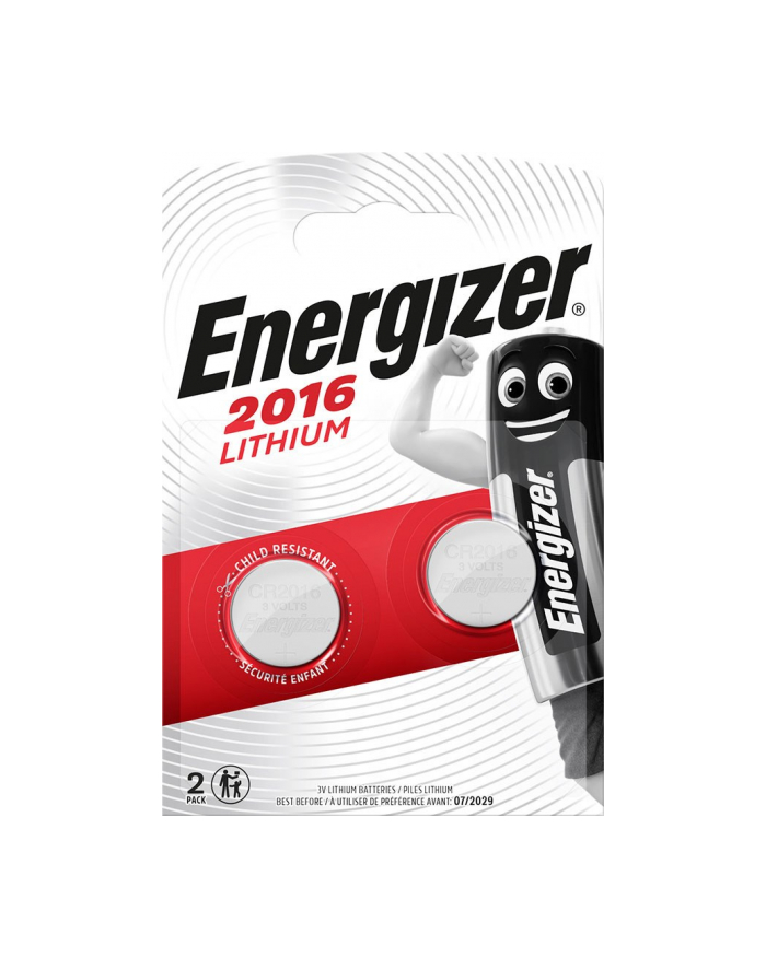 BATERIA ENERGIZER SPECJALISTYCZNA CR2016 /2 główny