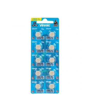 VINNIC BATERIE ALKALICZNE GUZIKOWE MINI G6/AG6/LR69 BLISTER 10 SZTUK L921F