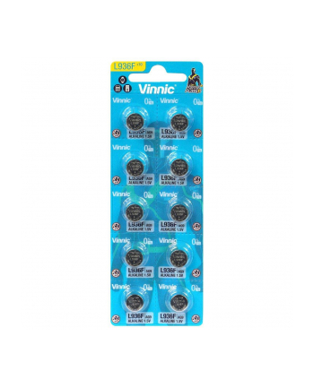 VINNIC BATERIE ALKALICZNE GUZIKOWE MINI G9/AG9/LR936 BLISTER 10 SZTUK L936F