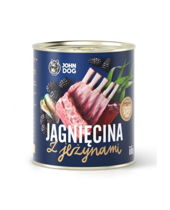 John Dog BERRY Adult jagnięcina z jeżynami 800g*6