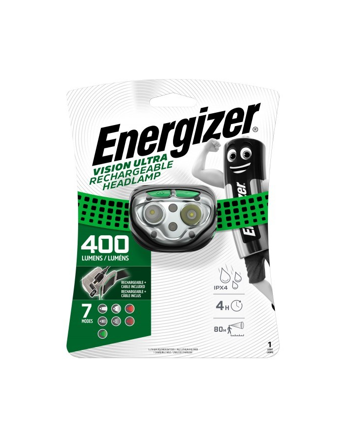 LATARKA ENERGIZER HEADLIGHT VISION ULTRA HEADLIGHT RECHARGEABLE 400 lm główny