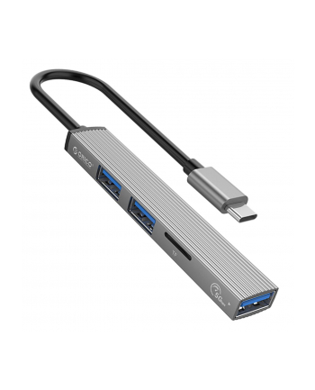 ORICO HUB USB-C 3X USB-A  CZYT MICROSD  5 GBPS ALU