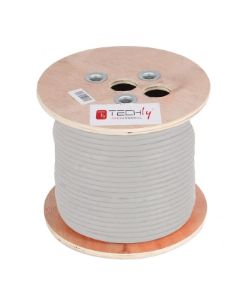 TECHLY KABEL SKRĘTKA KAT 6A S/FTP LINKA 305M PIMF