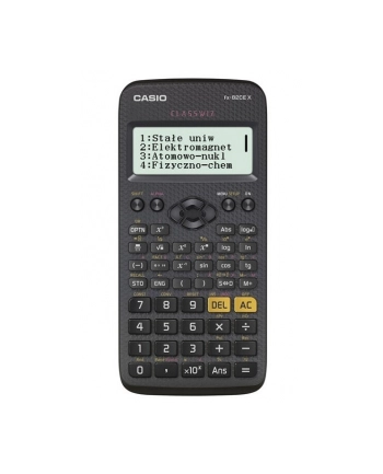 KALKULATOR NAUKOWY CASIO FX 82CEX CZARNY  12 CYFROWY WYŚWIETLACZ