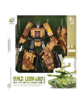 euro-trade Robot wojsko 2w1 Czołg 500540 Mega Creative
