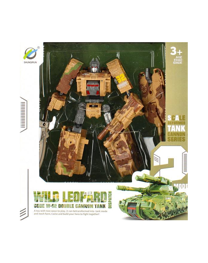 euro-trade Robot wojsko 2w1 Czołg 500540 Mega Creative główny