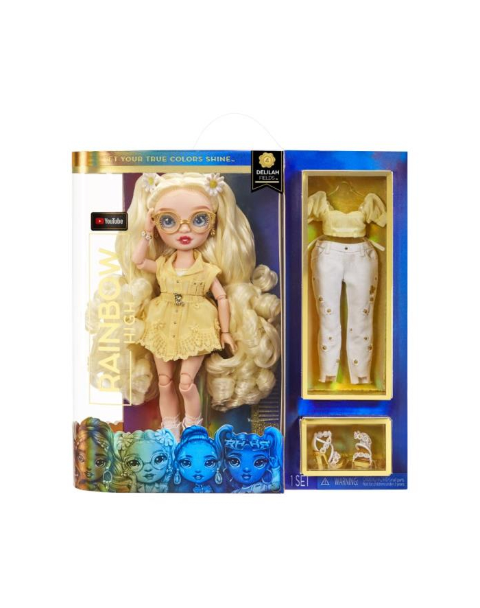 mga entertainment MGA Rainbow High Core Lalka Fashion doll - Delilah Fields (Buttercup) 578307 główny