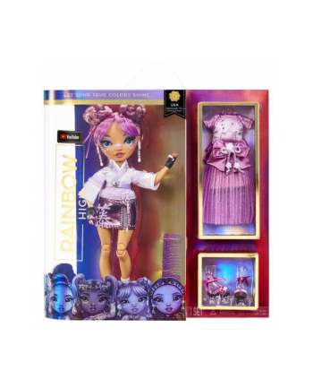 mga entertainment MGA Rainbow High Core Lalka Fashion doll - Lila Tamamoto (Mauve) 578338