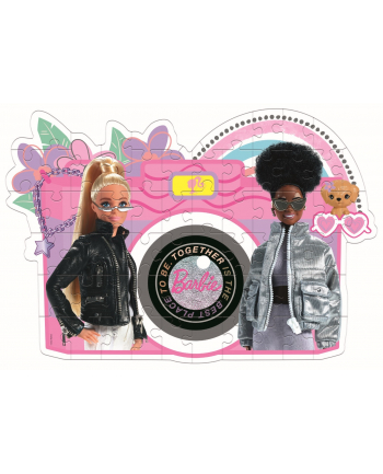 Clementoni Puzzle 60el Barbie shaped kształtowe 26067