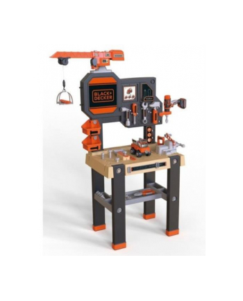 Warsztat z dźwigiem Black+Decker SMOBY