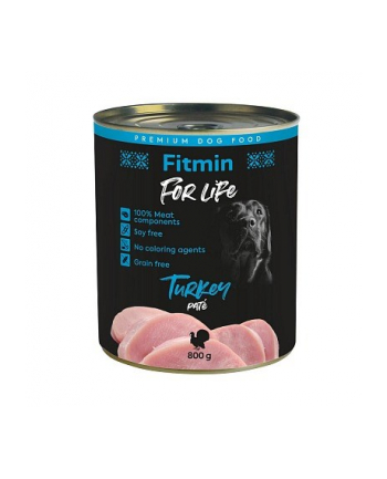 FITMIN For Life dog konserwa turkey 800g