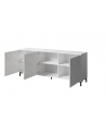 cama meble Komoda MARMO 3D 200x45xH80 5 biały mat/marmur biały - nr 2