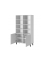 cama meble Regał PAFOS 100x40xH176 5 biały mat - nr 6
