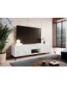 cama meble Szafka RTV MARMO 2D1S1K 195x40xH47 5 biały mat/marmur biały - nr 7