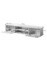 cama meble Szafka RTV SLID-E 200K 200x40xH37 cała w czarnym połysku - nr 8