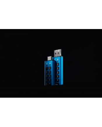 KINGSTON 64GB IronKey Keypad 200 FIPS 140-3 Lvl 3 Pending AES-256 Encrypted