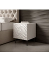 cama meble Szafka nocna HOLE 2szt 44x40 5xH53 5 biały mat - nr 3