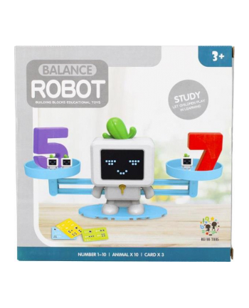 euro-trade Robot edukacyjny waga szalkowa nauka liczenia 499256 Mega Creative