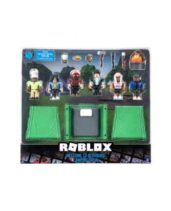 tm toys ROBLOX Figure Feat Environmental Set (Witamy w Bloxburgu: ekipa kempingowa) 0688