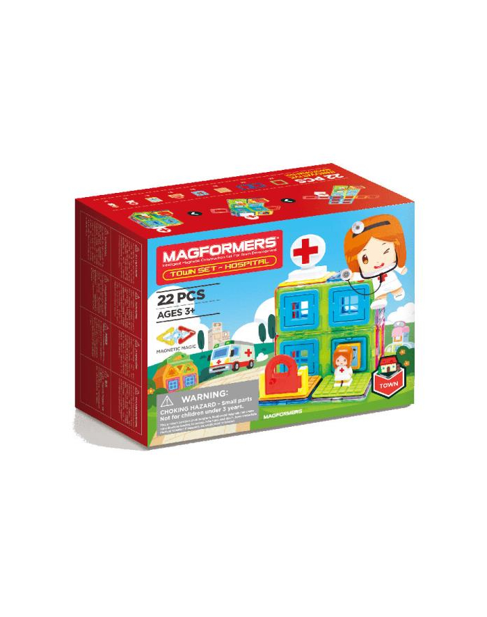 dante MAGFORMERS TOWN SET- Szpital 22el 717006 główny