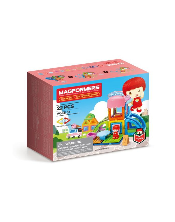 dante MAGFORMERS TOWN SET- Lodziarnia 22el 717008 główny