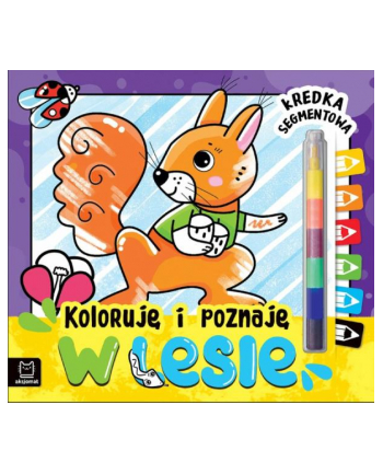 aksjomat Koloruję i poznaję. W lesie. Kredka segmentowa