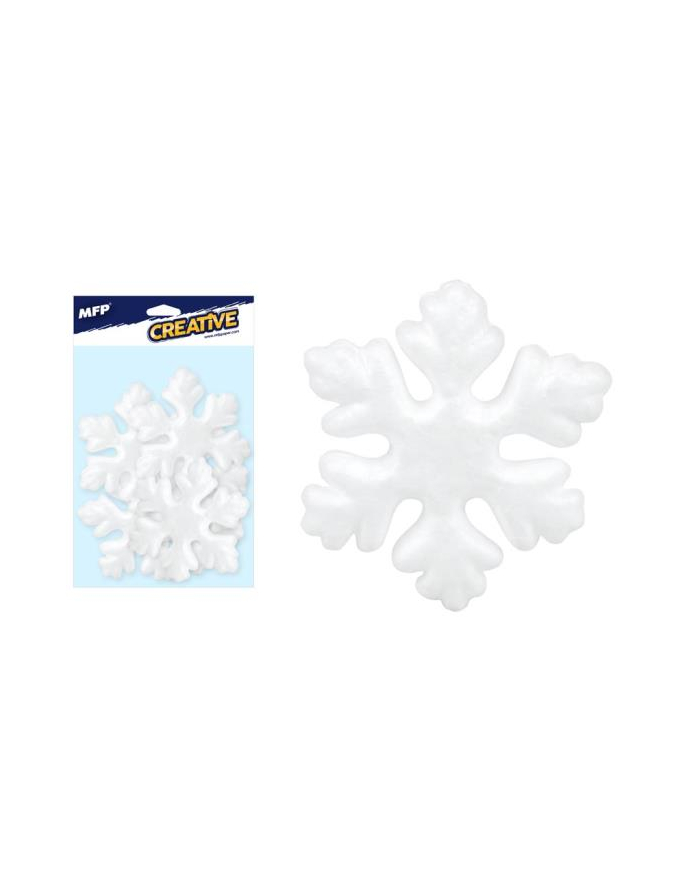 Śnieżynka 7,5cm 6szt gładka MFP 8882332 główny
