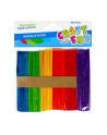 Patyczki drewniane dekoracyjne płaskie kolorowe Craft with Fun 481025 Starpak - nr 1