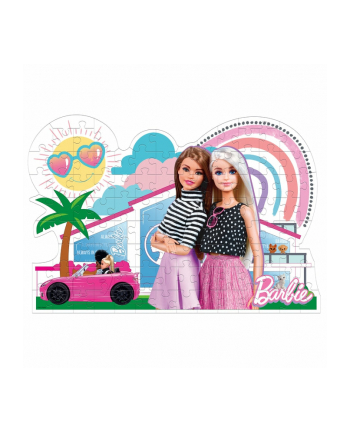 Clementoni Puzzle 104el shaped Barbie 27163