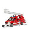 Mercedes Sprinter Straż pożarna z drabiną obczerwonyową, pompą i modułem światło + dźwięk 02673 BRUD-ER - nr 5