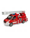 Mercedes Sprinter Straż pożarna z drabiną obczerwonyową, pompą i modułem światło + dźwięk 02673 BRUD-ER - nr 6