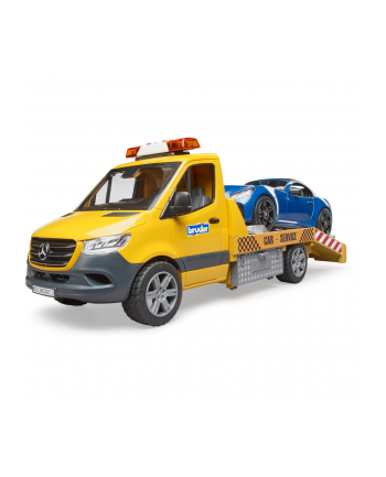 Mercedes Sprinter laweta pomocy drogowej z modułem światło + dźwięk i auto Roadster 02675 BRUD-ER