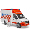 Mercedes Sprinter Ambulans z figurką ratownika edycznego i modułem światło + dźwię 02676 BRUD-ER - nr 7