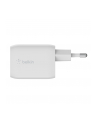 belkin Podwójna ładowarka ścienna USB-C GaN z PPS 65 W Biała - nr 4