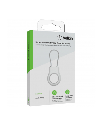 belkin Uchwyt z karabińczykiem do AirTag Biały