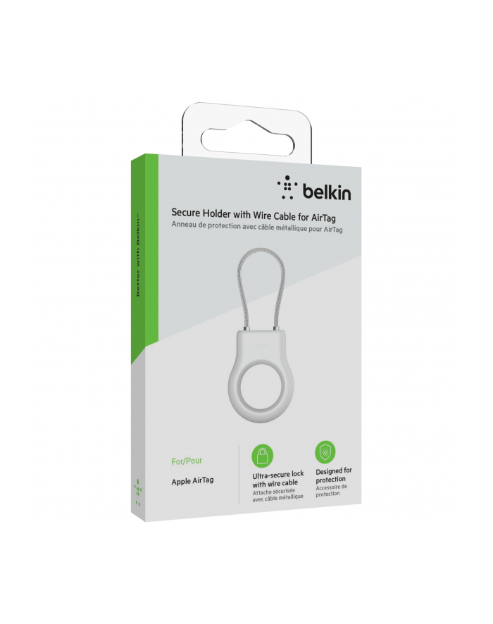 belkin Uchwyt z karabińczykiem do AirTag Biały główny
