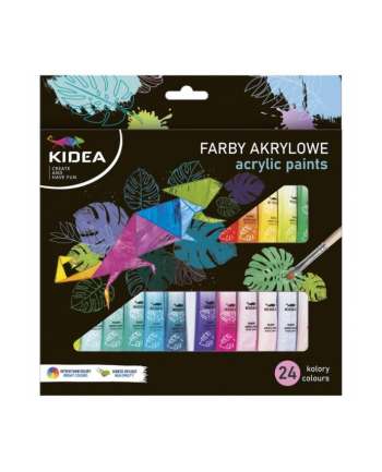 derform Farby akrylowe 24 kolory Kidea