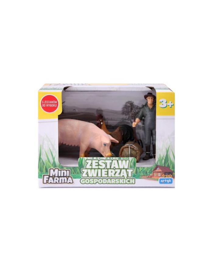 Farma zestaw Zwierzęta hodowlane i rolnik 143526 Artyk główny