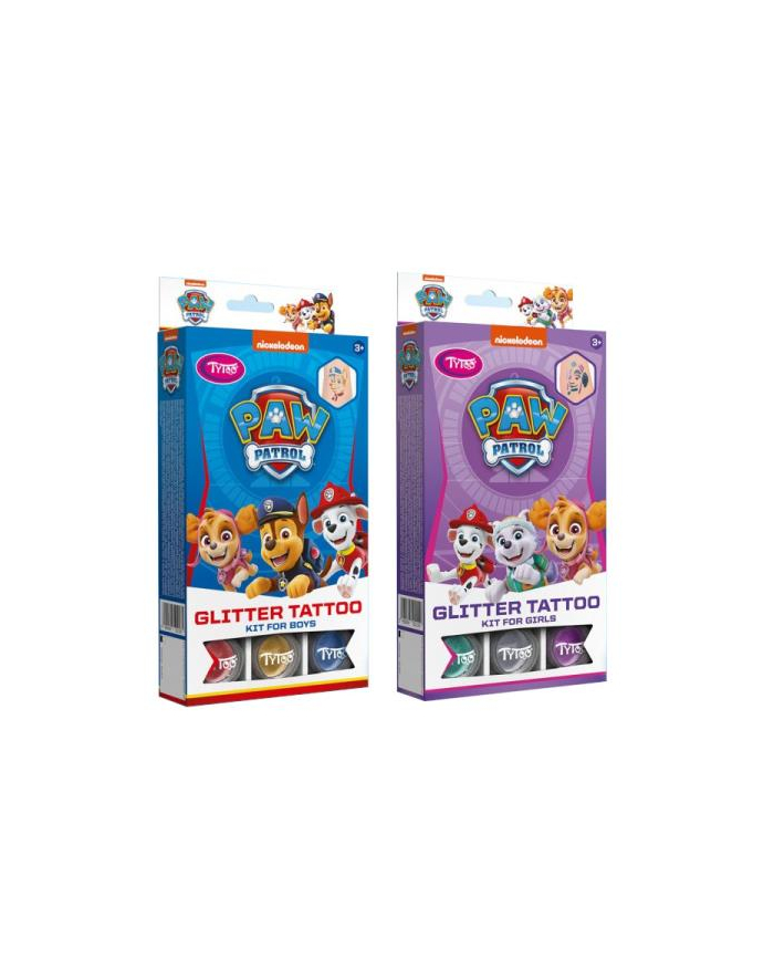 dante TYTOO Tatuaże brokatowe PAW PATROL Psi Patrol 02109 główny