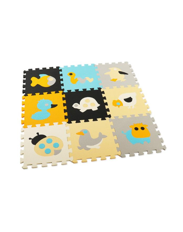 Mata piankowa edukacyjna kolorowa puzzle zwierzęta BPUZ3305 BIGTOYS główny