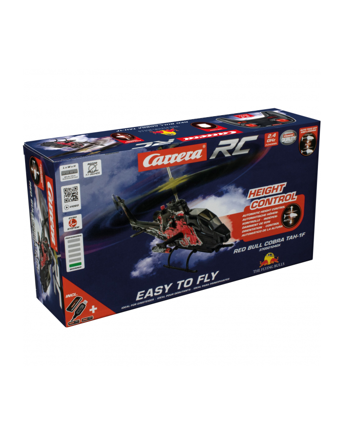 carrera toys Helikopter na radio Red Bull Cobra TAH-1F CARC 2,4GHz 501040 Carrera główny