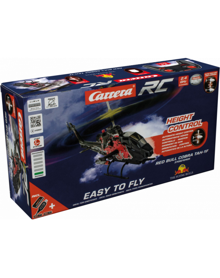 carrera toys Helikopter na radio Red Bull Cobra TAH-1F CARC 2,4GHz 501040 Carrera główny