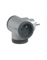legrand Rozgałęźnik obczerwonyowy 2x2P+Z, USB A+C - aluminium/grafitowy - nr 4