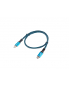 lanberg Kabel USB-C M/M USB4 0.5m 100W 8K 60HZ czarno-niebieski - nr 11
