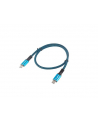 lanberg Kabel USB-C M/M USB4 0.5m 100W 8K 60HZ czarno-niebieski - nr 17