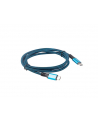lanberg Kabel USB-C M/M USB4 1.2m 100W 8K 60HZ czarno-niebieski - nr 11