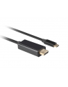 lanberg Kabel USB-C(M)->Displayport 1.8M 4K 60HZ czarny - nr 3