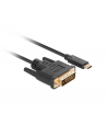 lanberg Kabel USB-C(M)->DVI-D(24+1)(M) 0.5m czarny - nr 10