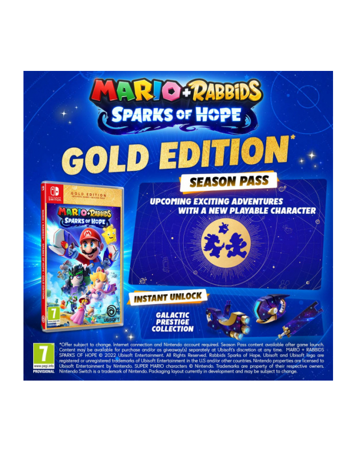 ubisoft Gra Nintendo Switch Mario + Rabbids Sparks of Hope Gold Edition główny