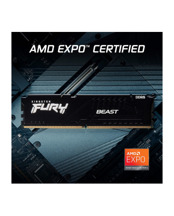 kingston Pamięć DDR5 Fury Beast Black  32GB(2*16GB)/5200  CL36